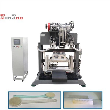 Dreiachsige Tufting-Bürstenmaschine mit Bohren